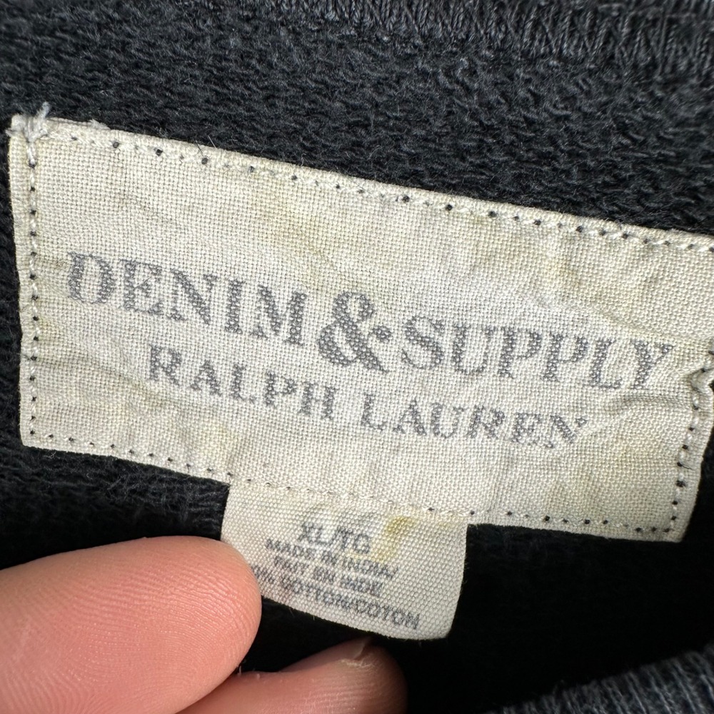 Denim & Supply Ralph Lauren Graphic Sweatshirt USA Flag Eagle Mens Size XL - Picture 4 of 6